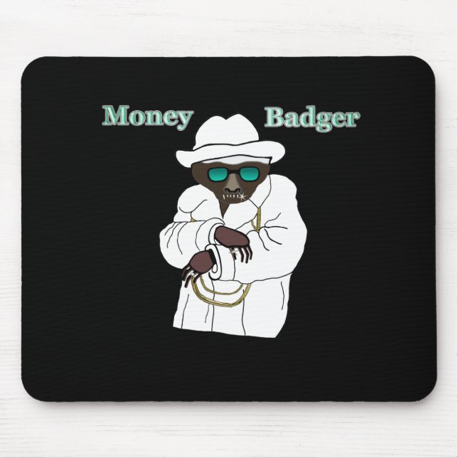 Money Badger Mouse Pad (Front)
