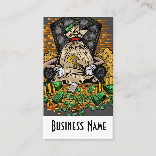 Money Bag Business Card (Front)