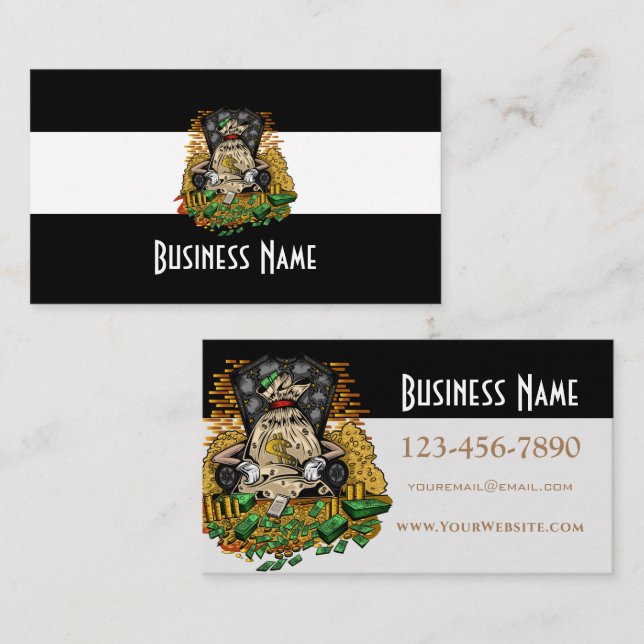 Money Bag Business Card (Front/Back)