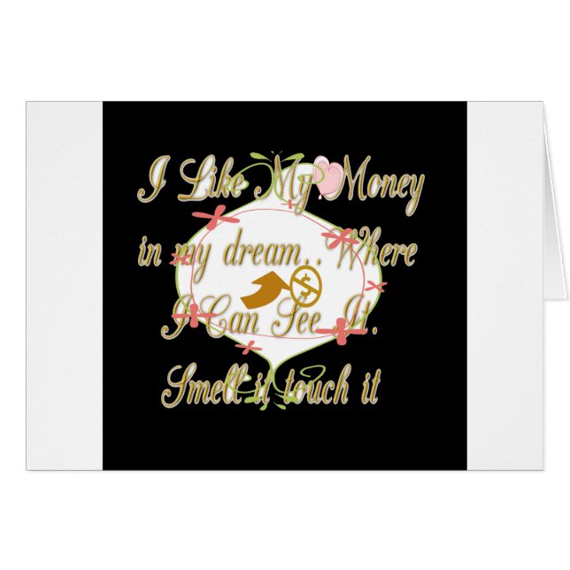 Money Bag Dream Design (Front Horizontal)
