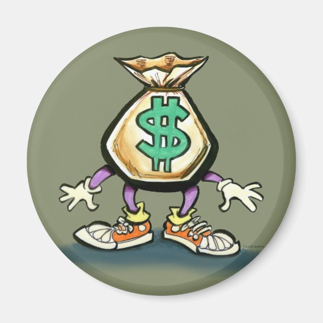 Money Bag Magnet (Front)