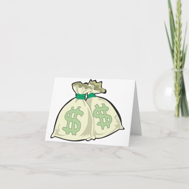 Money Bags Note Cards (Front)