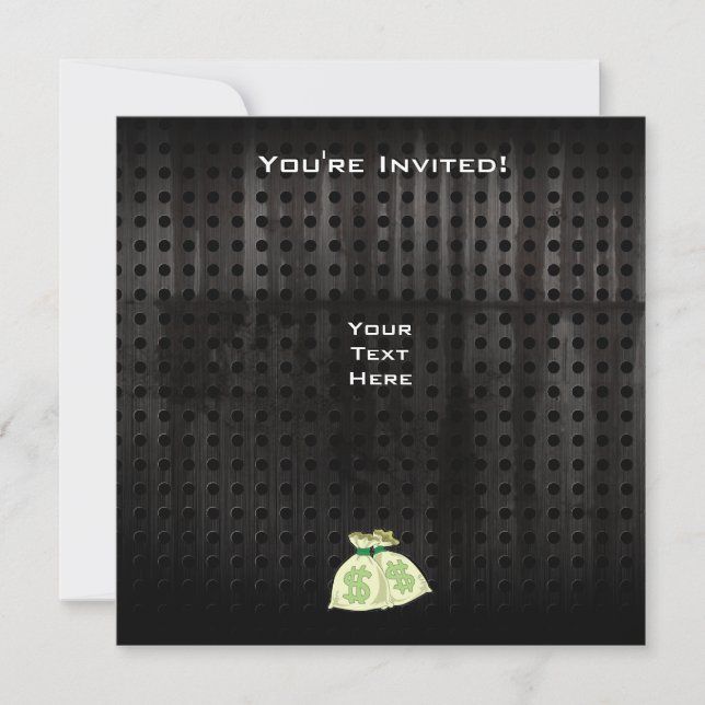 Money Bags; Rugged Invitation (Front)
