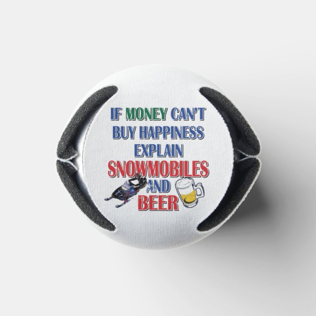 Money-Beer-Snowmobile Can Cooler (Bottom)