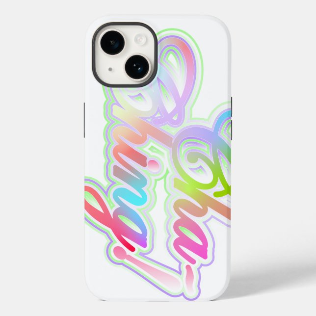 Money Blessing Typography Art Case-Mate iPhone Case (Back)