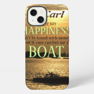 Money Can't Buy Happiness Boat On the Harbour iPhone 13 Case