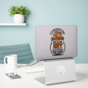 Money can't buy happiness but it can Vinyl Sticker