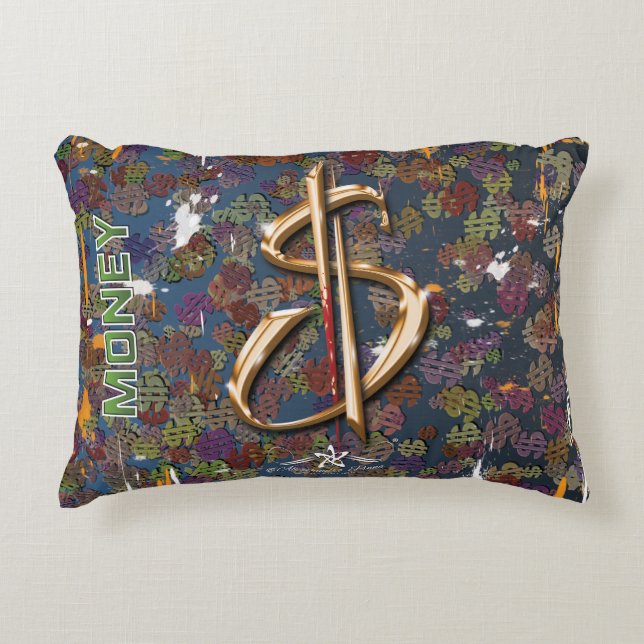 MONEY DECORATIVE CUSHION (Front)