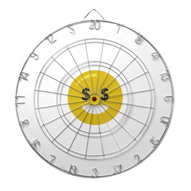 money eye emoji dartboard (Front)