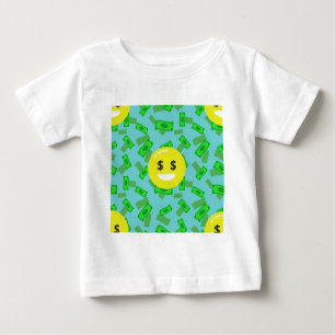 money eyed emoji baby T-Shirt