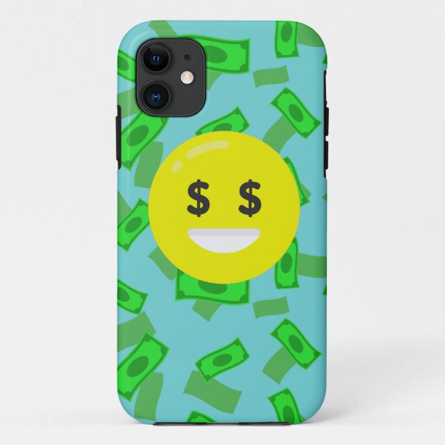 money eyed emoji Case-Mate iPhone case (Back)