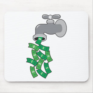 Money Faucet Mouse Pad