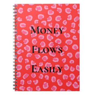 Money Flows Easily Money Affirmation Manifestation Notebook