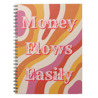Money Flows Easily Money Affirmation Manifestation Notebook