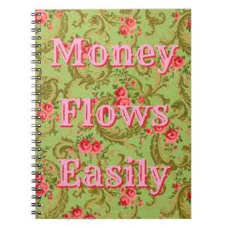 Money Flows Easily Money Affirmation Manifestation Notebook