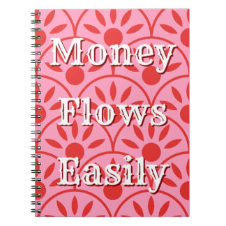 Money Flows Easily Money Affirmation Manifestation Notebook