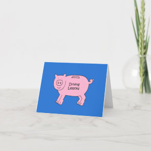 Money Gift Enclosed for Drivng Lessons Thank You Card