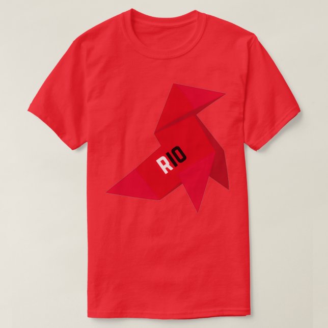 Money Heist Rio Origami T-Shirt (Design Front)