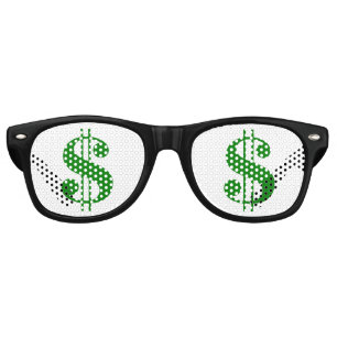 Money HungryAdult Retro Party Shades! Sunglasses
