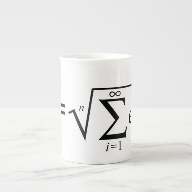 Money Is The Root Of All Evil Bone China Mug (Front)