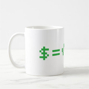 Money is the Square Root of Evil Coffee Mug
