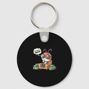 Money Maker Ant Sticker Key Ring