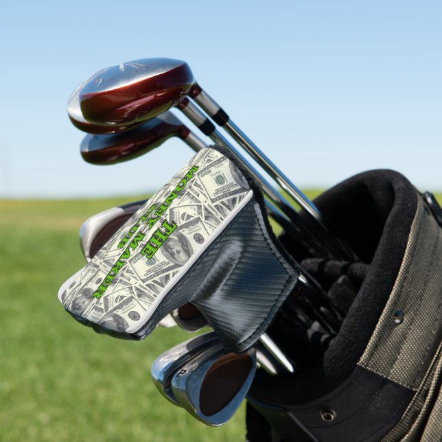 "Money Maker Club" Putter Head Cover (In Situ)