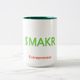 Money Maker Customisable Two-Tone Coffee Mug