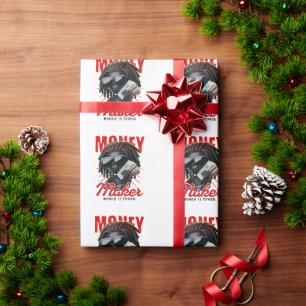 Money Maker Gorilla Gift Wrap - Bold Crowned King 
