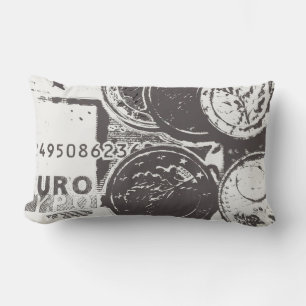 Money makes the world go round lumbar cushion