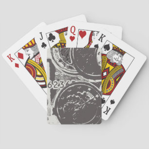 Money makes the world go round playing cards