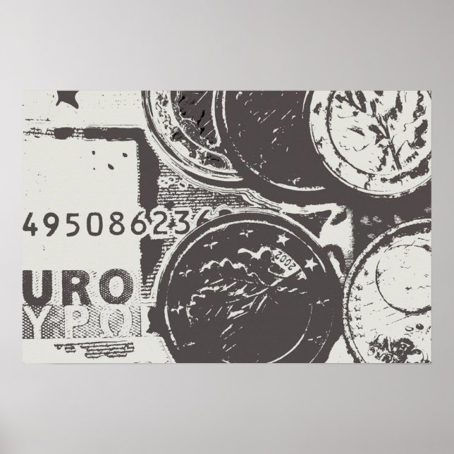 Money makes the world go round poster (Front)