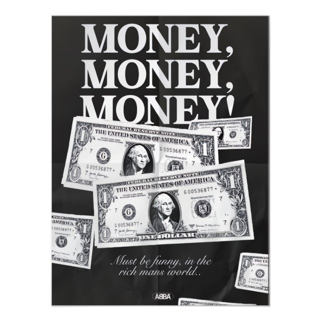 Money Mindset Aesthetic Poster (Front)