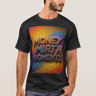 "Money Mirth Moments Multicolour T-Shirt" T-Shirt