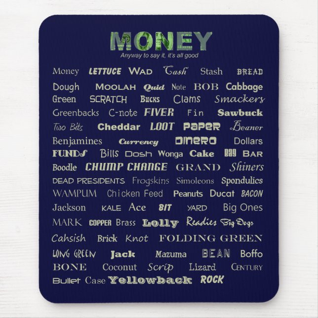 Money Mouse Pad (Front)