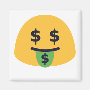 Money Mouth Emoji Magnet