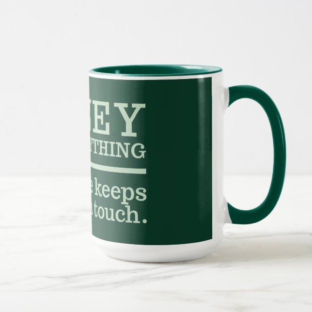 MONEY mugs - choose style & colour (Right)