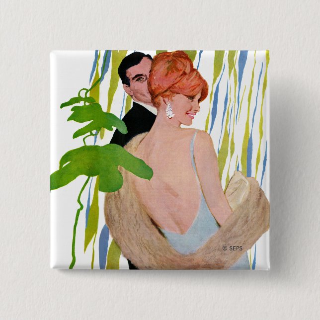 Money On Her Mind 15 Cm Square Badge (Front)