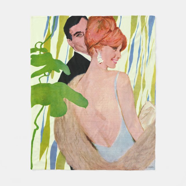 Money On Her Mind Fleece Blanket (Front)