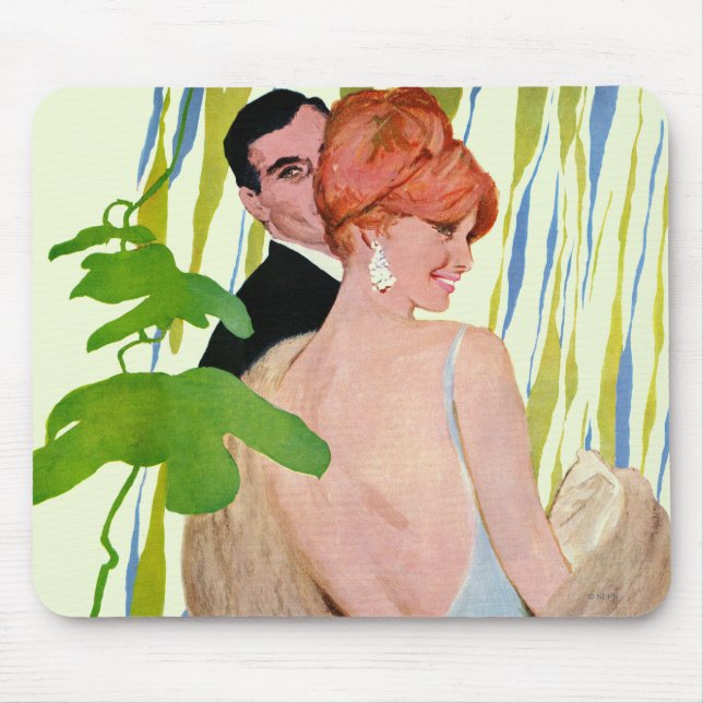 Money On Her Mind Mouse Pad (Front)