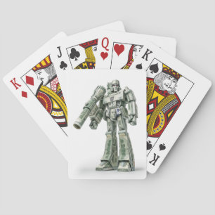 Money Origami Mega Tron Robot Playing Cards