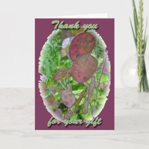Money Plant Thank You Card