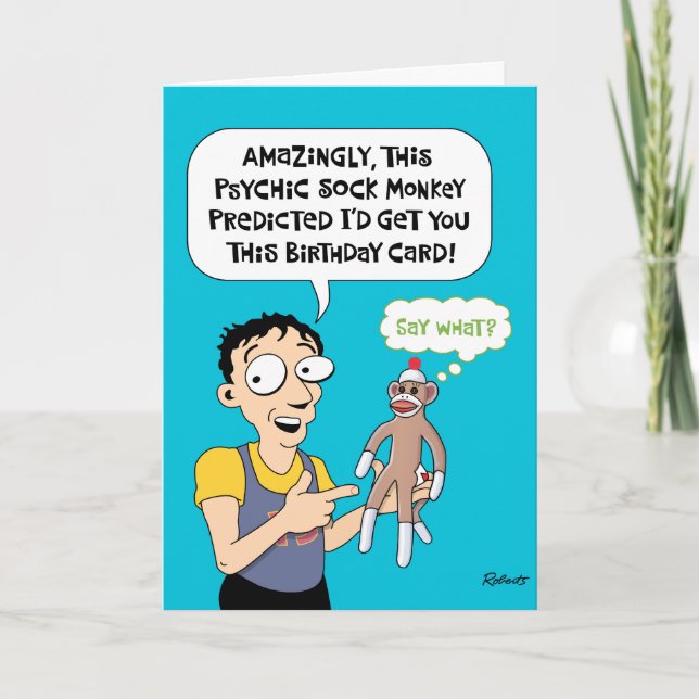Money Prediction Birthday Card (Front)