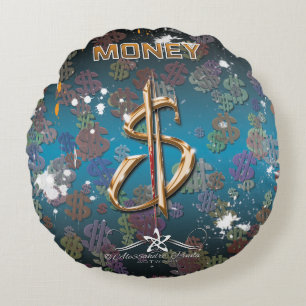 MONEY ROUND CUSHION