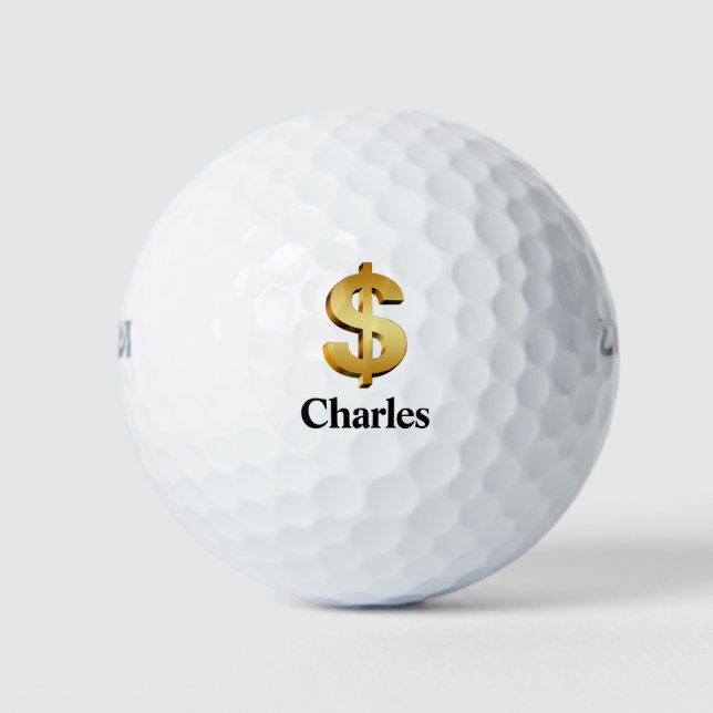 Money Shot Personalised Golf Balls (Front)