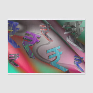 money signs tissue paper