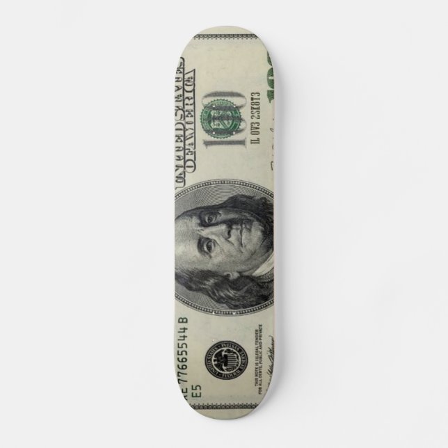 moneY Skateboard (Front)