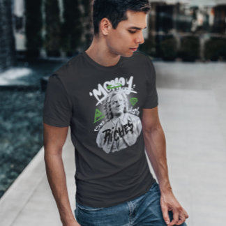 Money Statue Graffiti T-Shirt