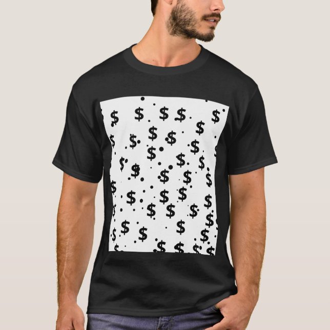 Money Talks" – Bold Dollar Sign Graphic T-Shirt (Front)