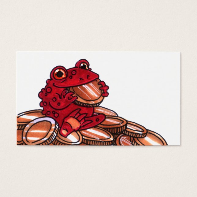 Money Toad Card Template (Front)